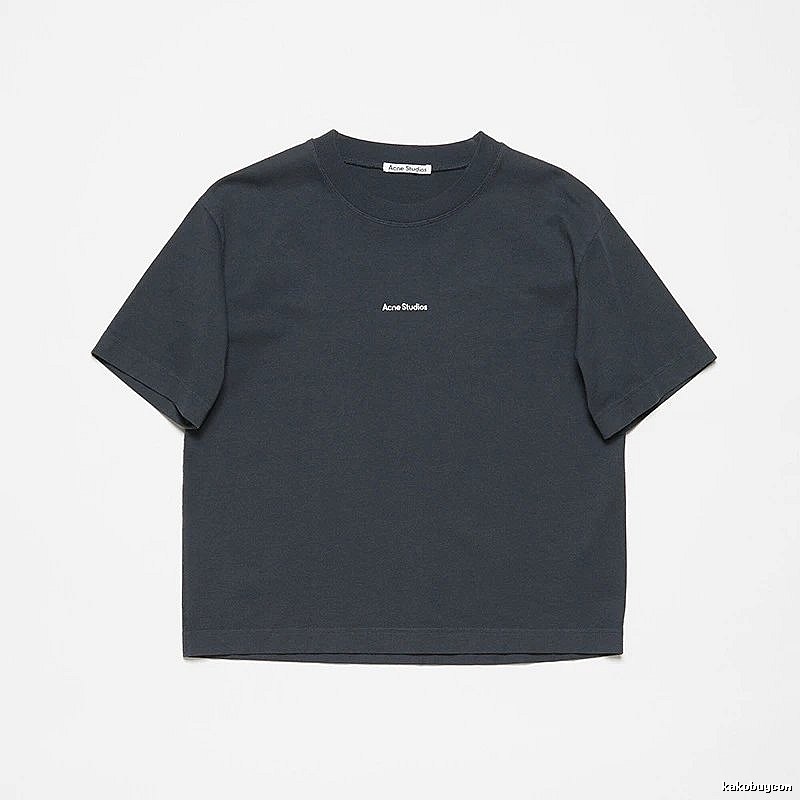 Acne Studios 2090-80 Black Style Ac908042 Stockholm Logo T-Shirt Logo Detail
