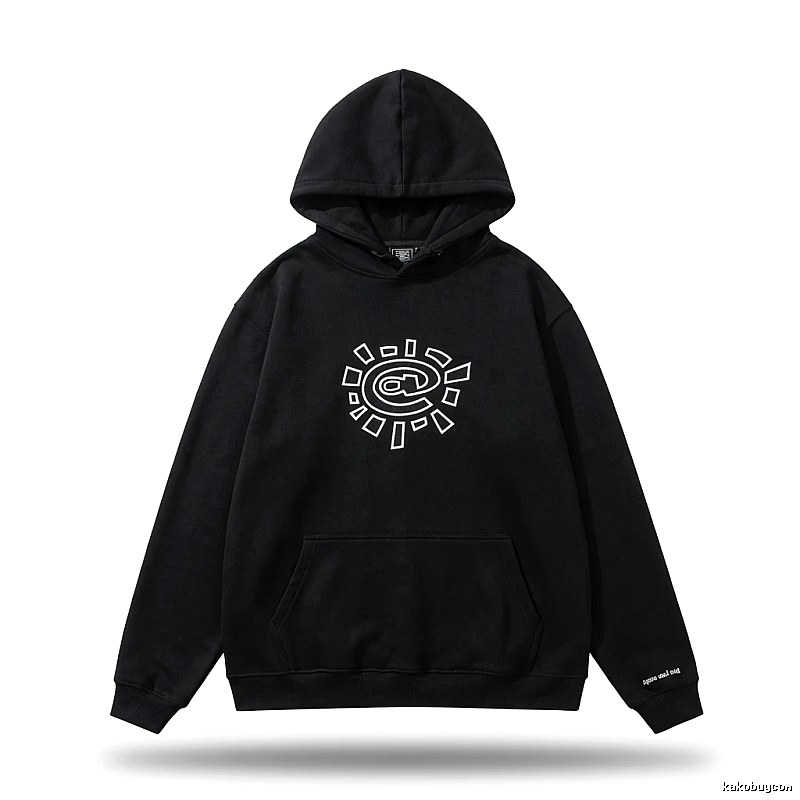 ADWYSD Sunflower Trendy Cool Black Hoodie