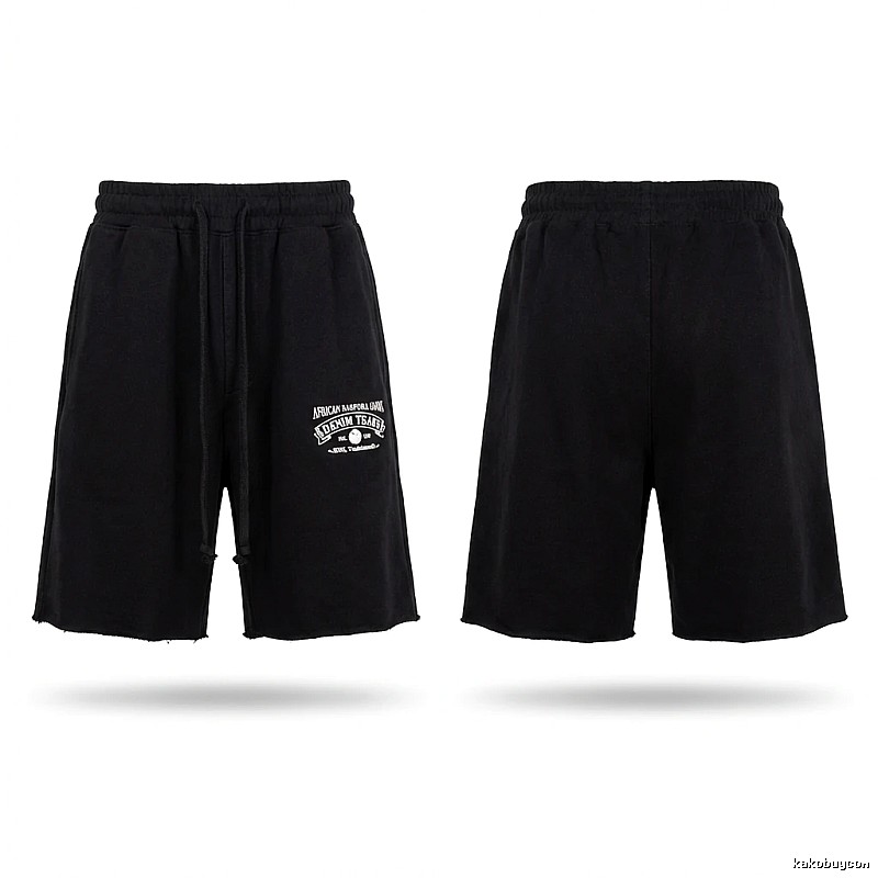 American casual black shorts of DENIM TEARS