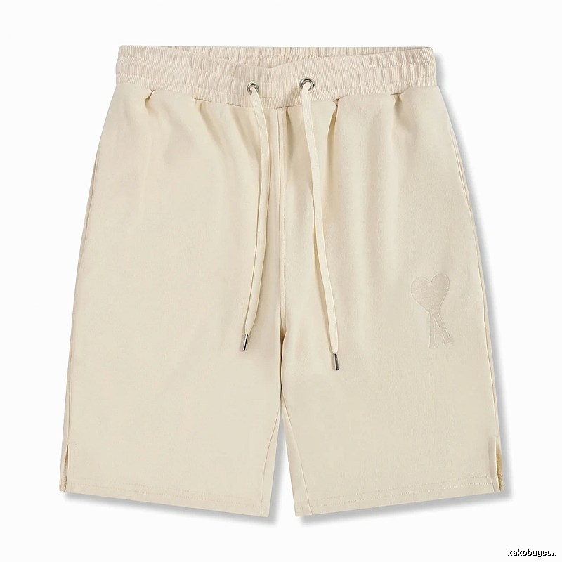 AMI casual style off-white shorts