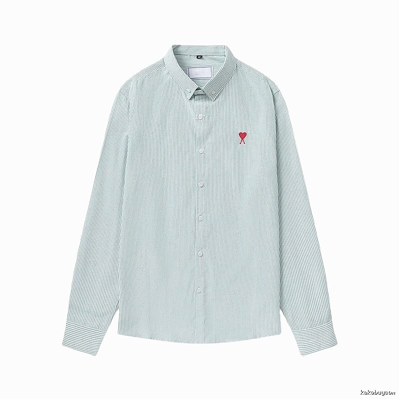 AMI Heart - Shaped Stripe Shirt