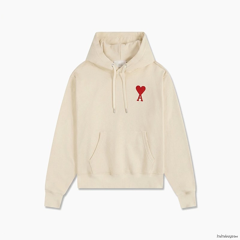 AMI Love Pattern Beige Sweatshirt