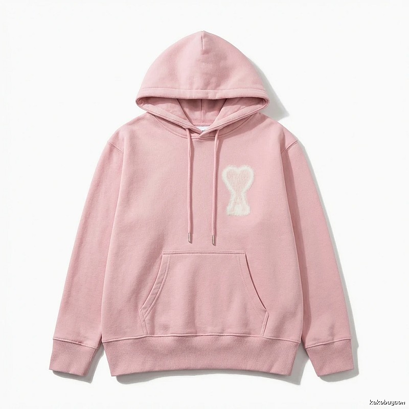 AMI Love Pink Hoodie