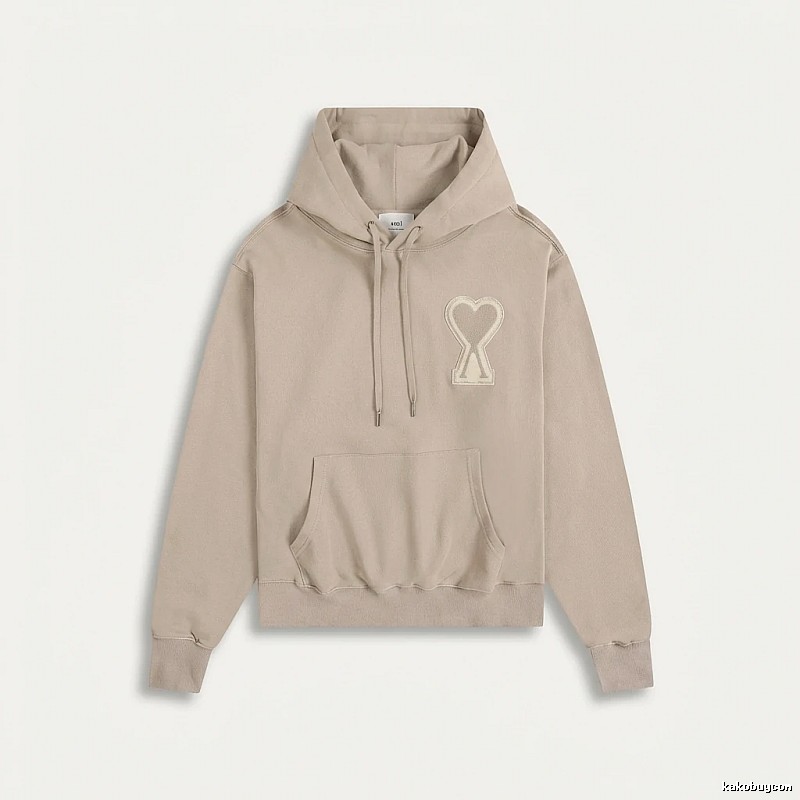 AMI Love Trend Brand Beige Sweatshirt