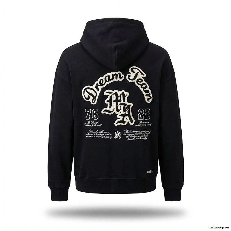 AMIRI Dream Team retro-style black sweatshirt