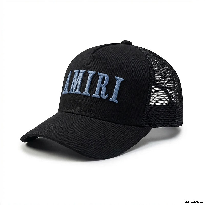 AMIRI Embroidered Trendy and Cool Black Hat