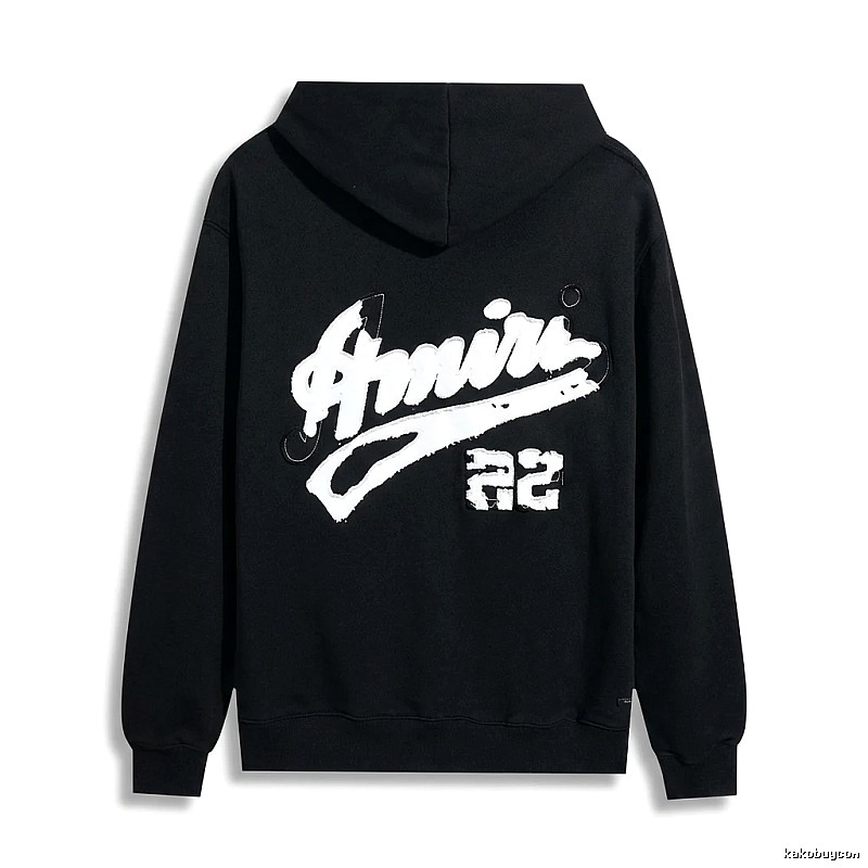 AMIRI Graffiti Style Black Hoodie