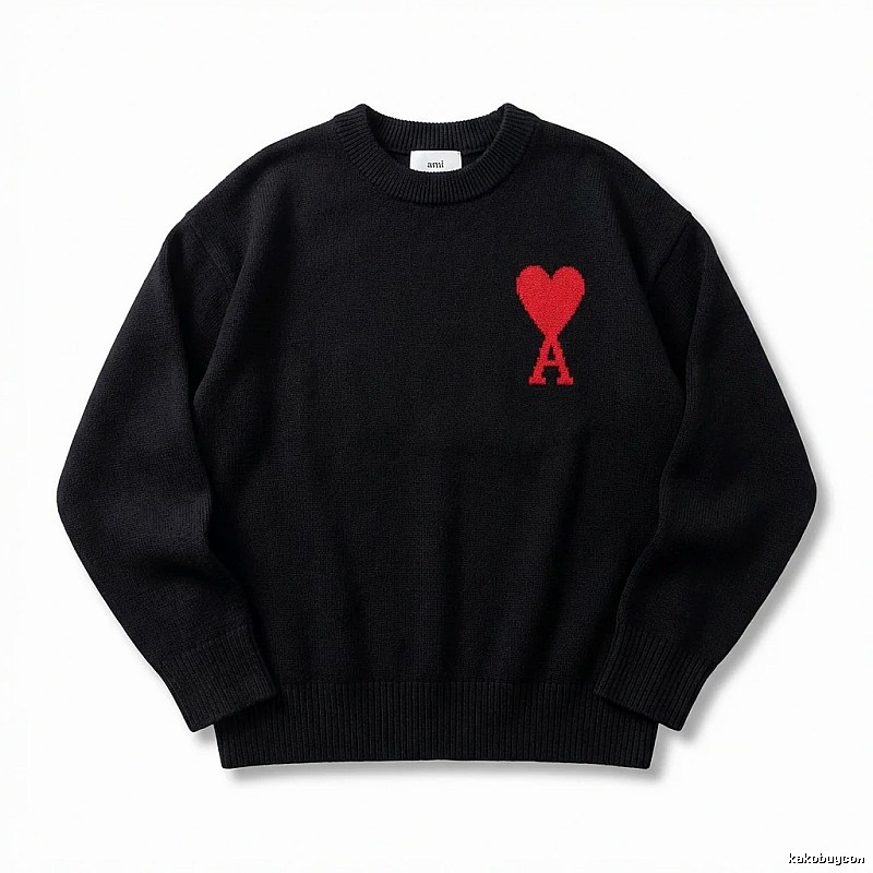 AMIRI Love Trendy Black Sweater