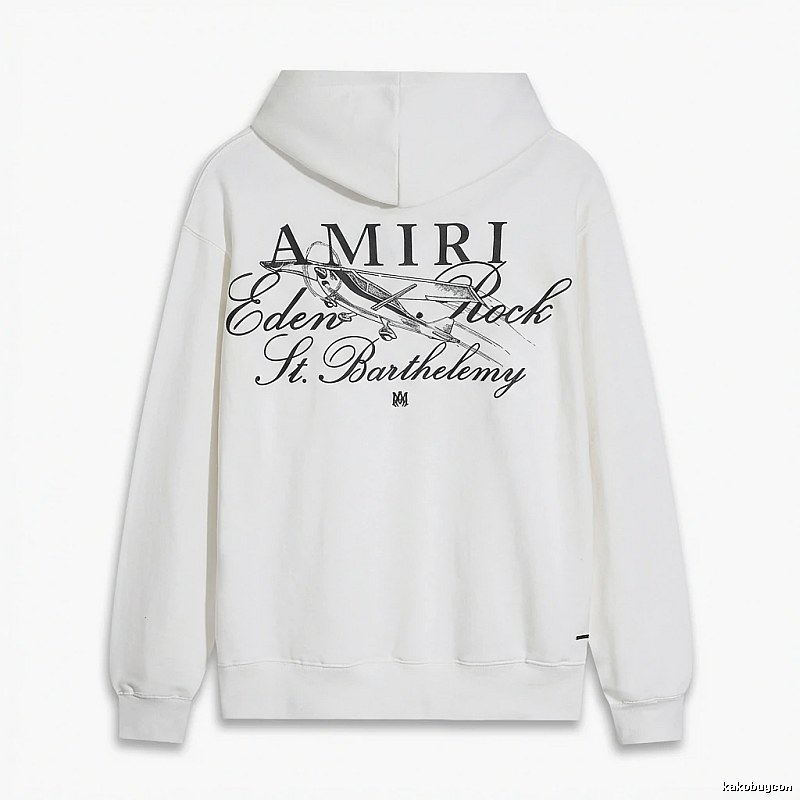AMIRI Printed Casual White Sweatshirt