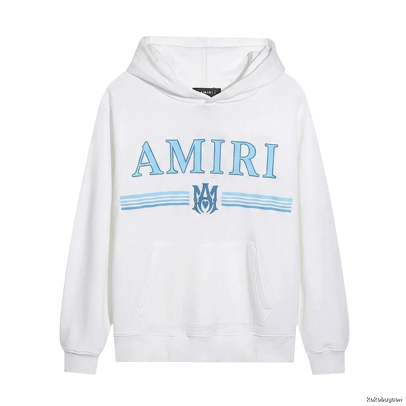 AMIRI simple style white hoodie