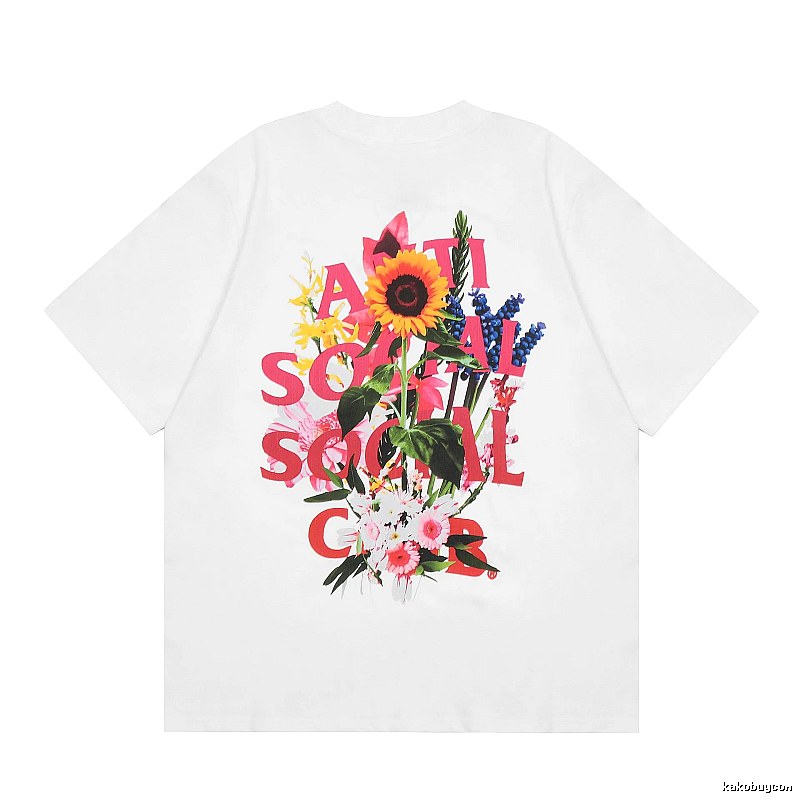 Anti Social Social Club Gift Ready Logo T-shirt Black Orange Anti with Standout Detail