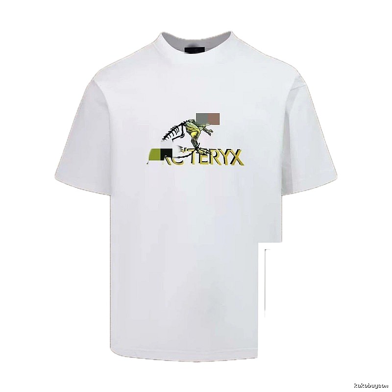 Arc'teryx Dinosaur Print Casual Style White T-Shirt
