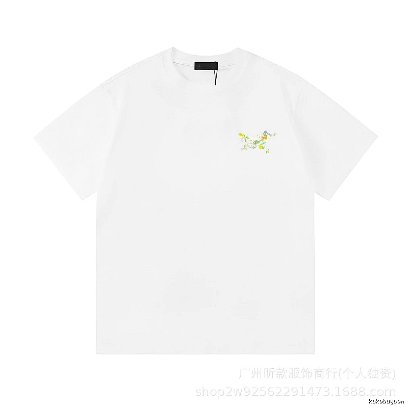 Arc'teryx Floral Print Outdoor Style White T-Shirt