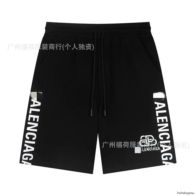 Balenciaga casual style black shorts