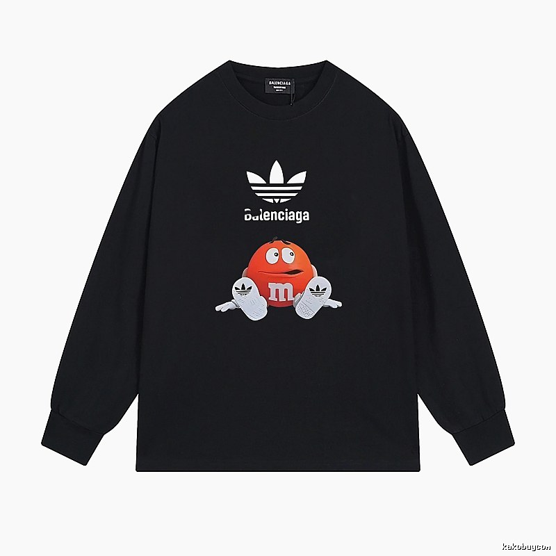 Balenciaga Co-branded Trendy T-shirt
