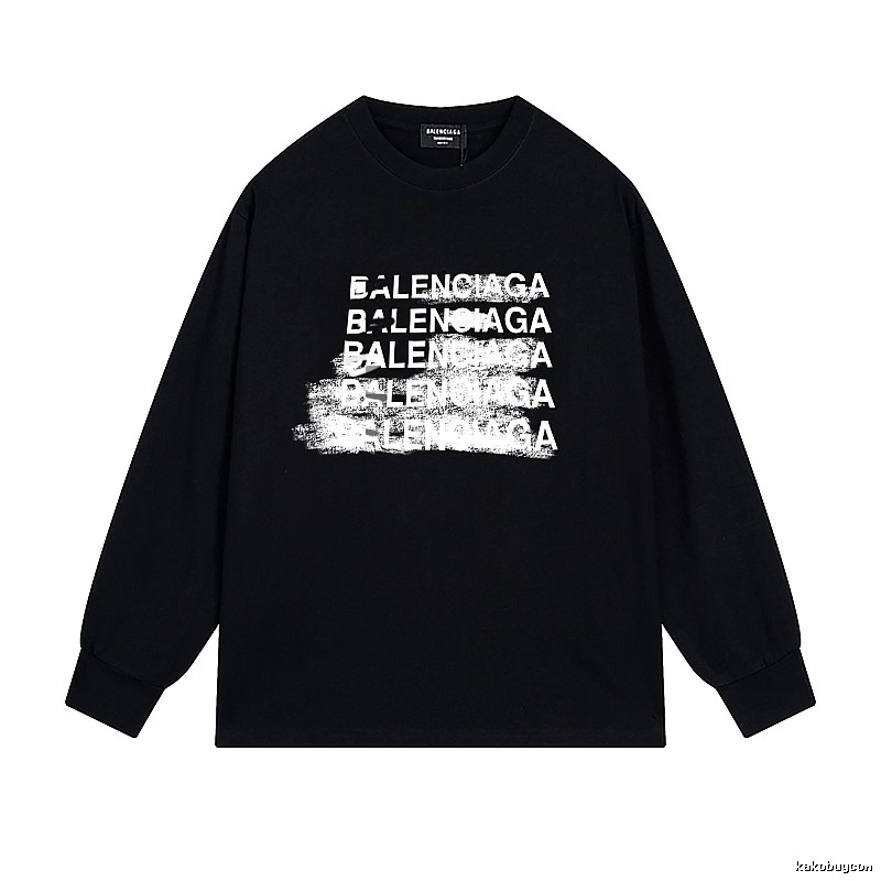Balenciaga graffiti-style black T-shirt