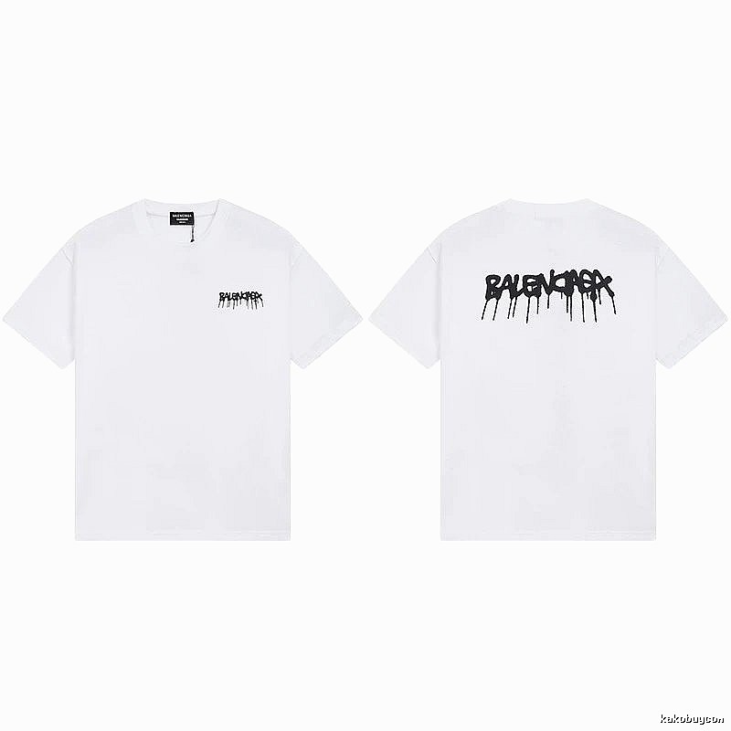Balenciaga Graffiti Style White T-shirt