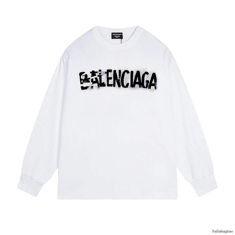 Balenciaga graffiti-style white T-shirt