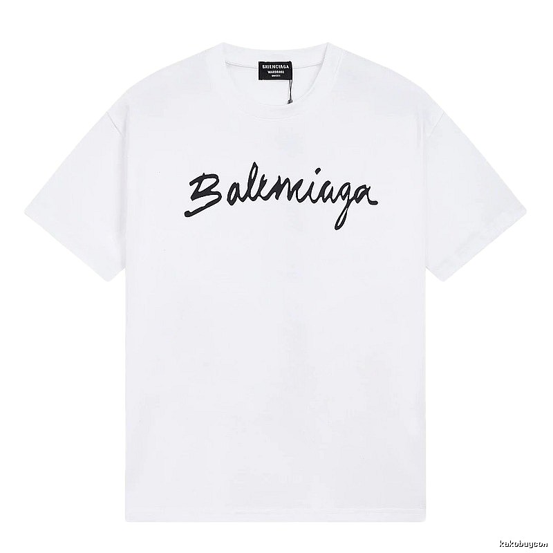 Balenciaga letter simple white T-shirt
