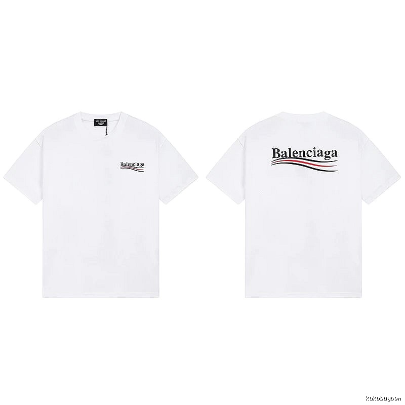 Balenciaga minimalist style white T-shirt