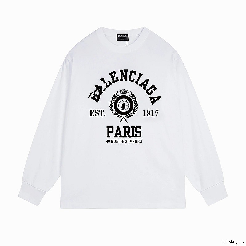 Balenciaga retro-style white T-shirt