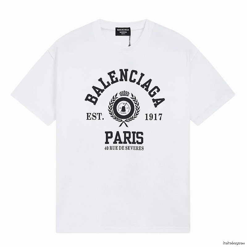 Balenciaga retro style white T-shirt