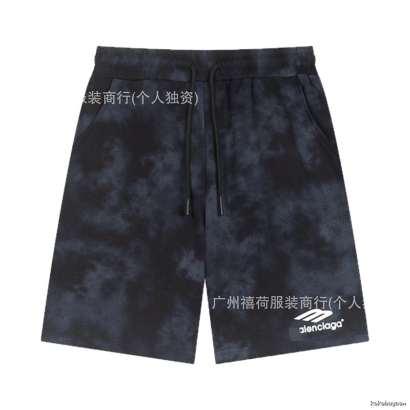 Balenciaga tie-dye style shorts