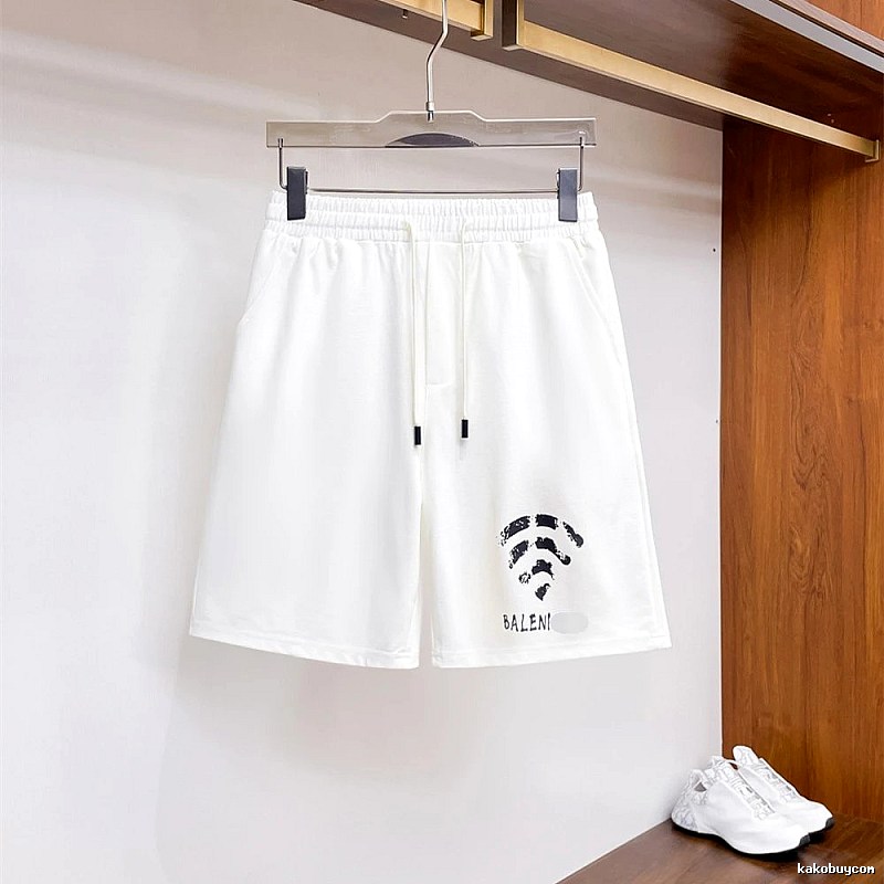 Balenciaga WiFi Printed Street Style White Shorts