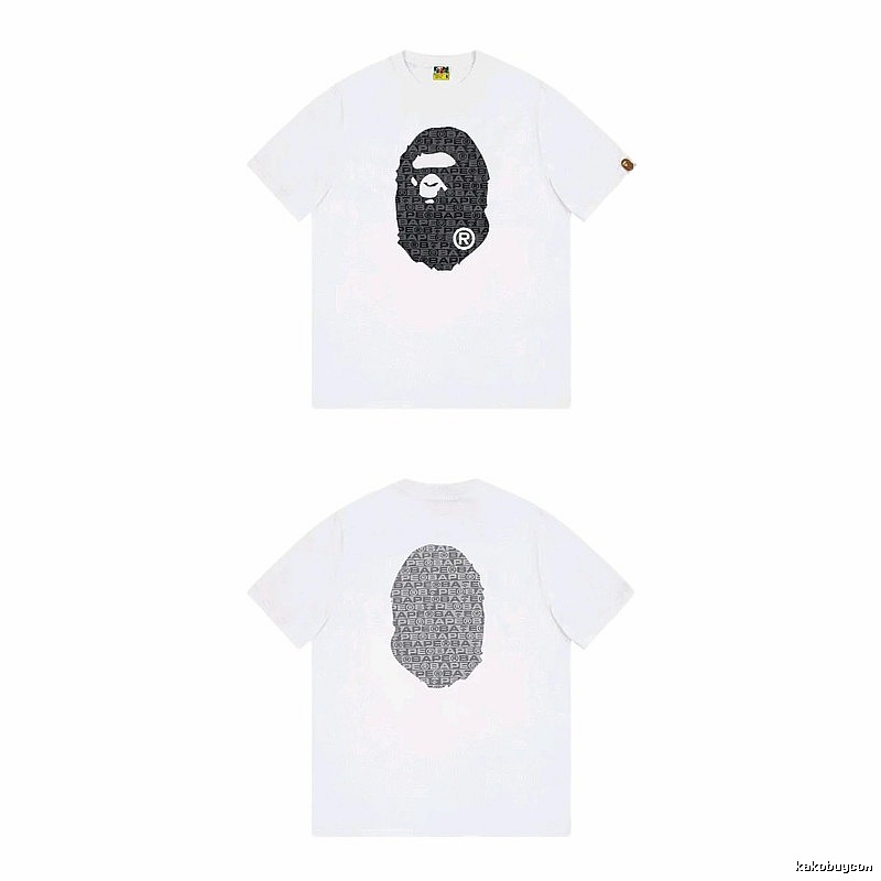 Bape Ape Head Simple White T-shirt