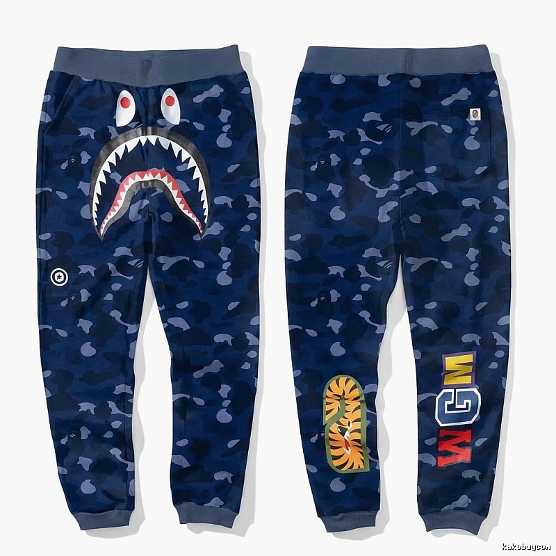 Bape Shark Camouflage Style Sweatpants