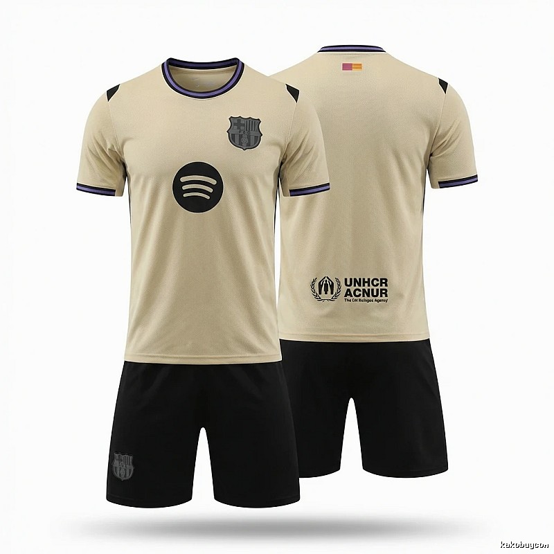 Barcelona away wind beige jersey