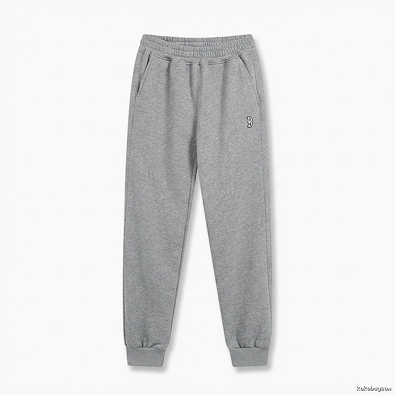 Basic style casual gray sweatpants of MLB