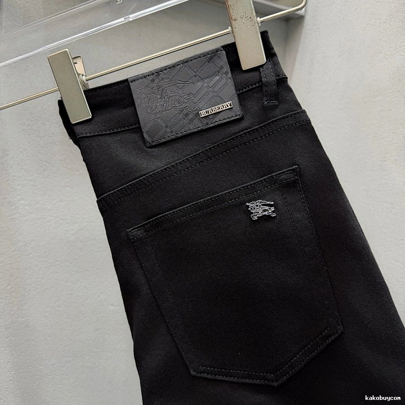 Burberry Logo Jeans - Tonal Knight Emblem And Branded Back Patch Style Edit