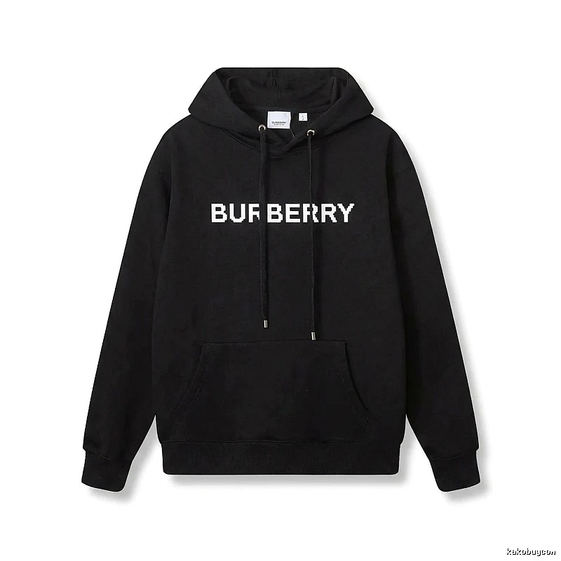 Burberry pixel-style black sweatshirt