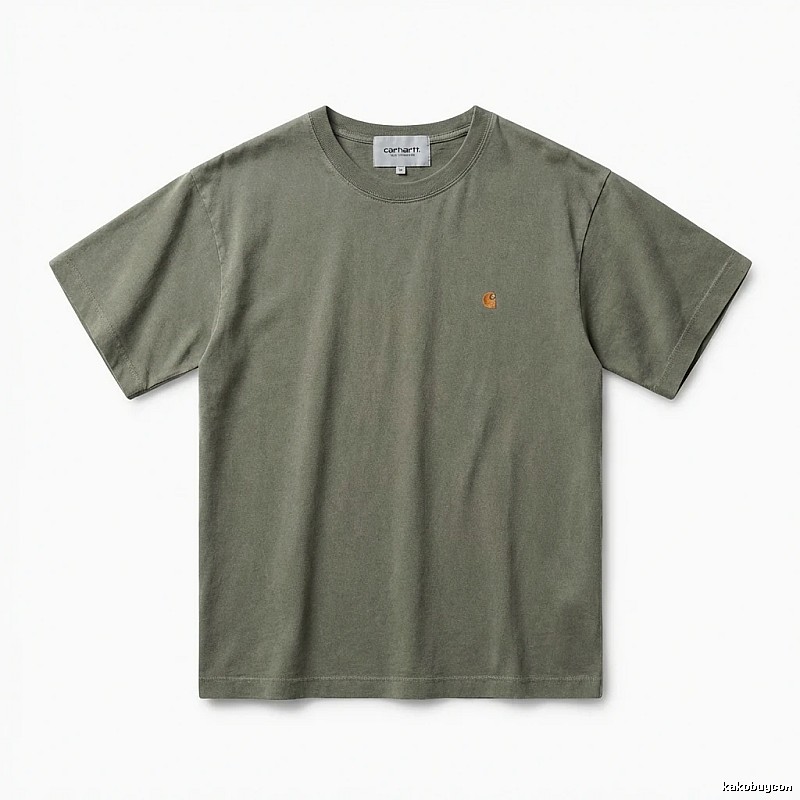 Carhartt basic retro style olive green T-shirt