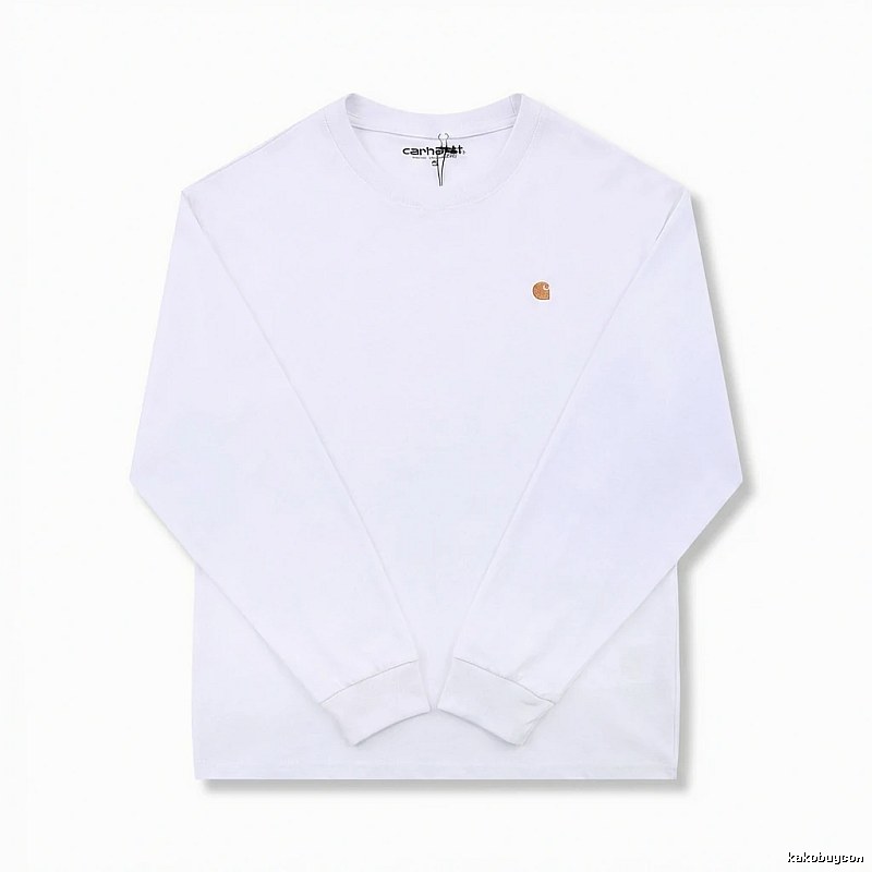 Carhartt classic simple style white sweatshirt