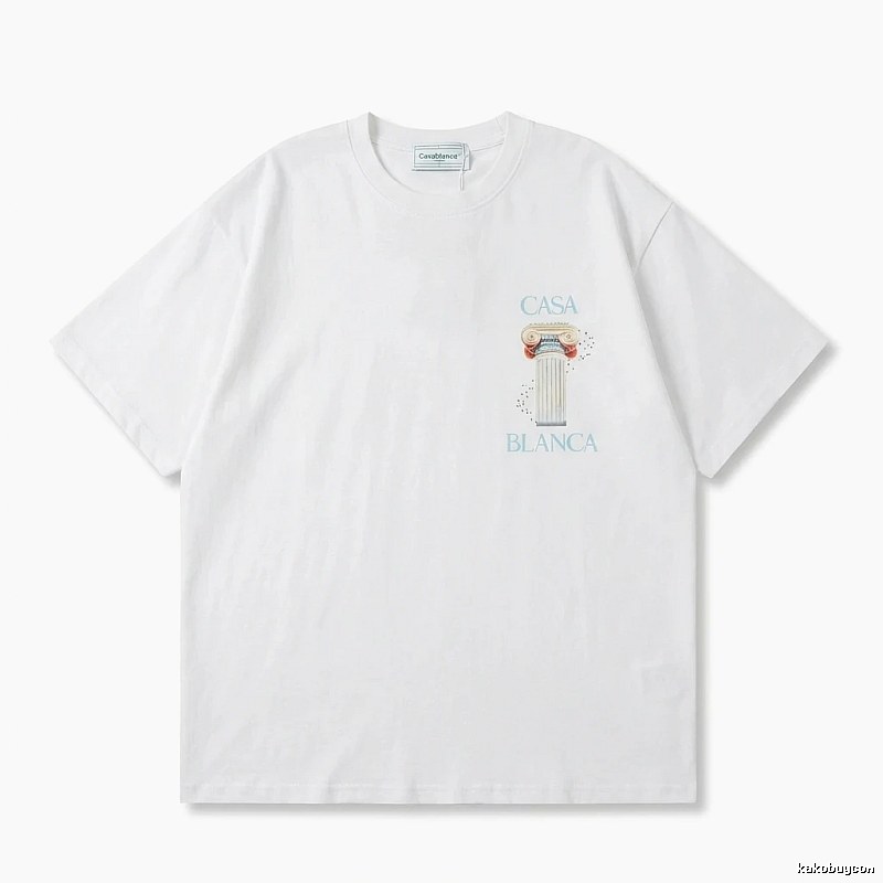 Casablanca Greek column style white T-shirt