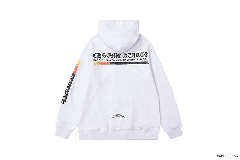 Chrome Hearts 2089-36 White Cross Graphic Hoodie Smart Casual