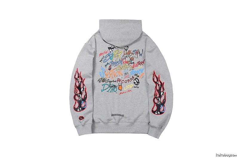 Chrome Hearts Compact Cross graphic hoodie Black Blue Cross for Smart Casual Looks
