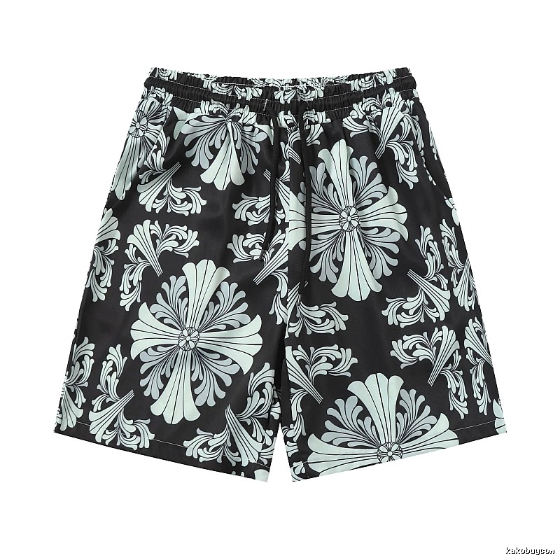 Chrome Hearts Cross Flower Trendy Brand Shorts