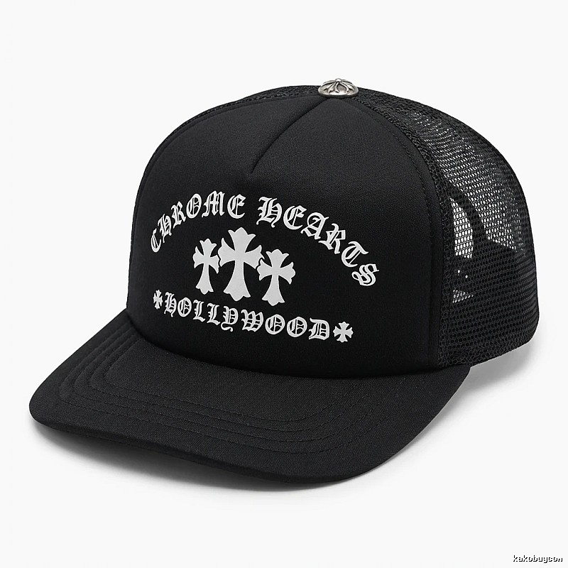 Chrome Hearts Cross Trendy brand Black Hat
