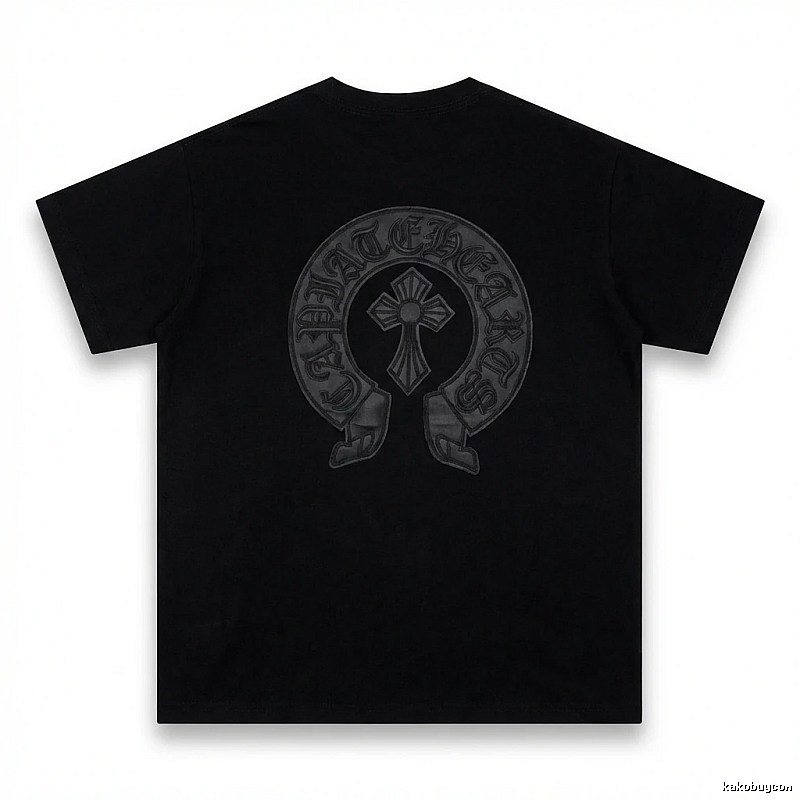Chrome Hearts Cross Vintage Black Short-sleeve Shirt