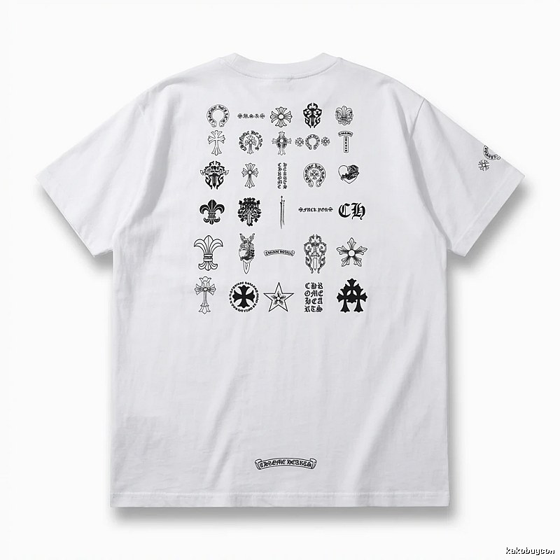 Chrome Hearts Dark Style White T-shirt