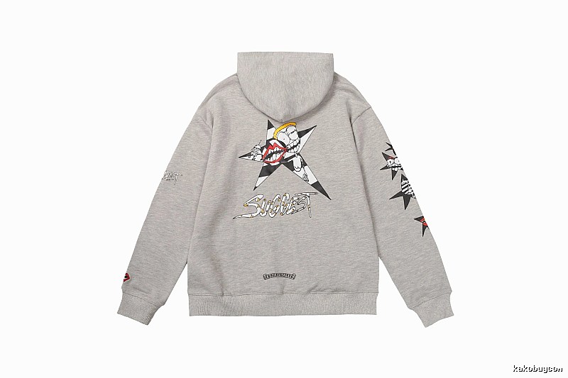 Chrome Hearts Patterned Cross graphic hoodie Black Blue Cross with Signature Styling