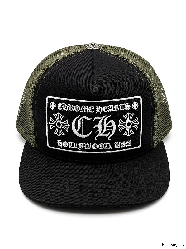 Chrome Hearts Retro Style Black Hat
