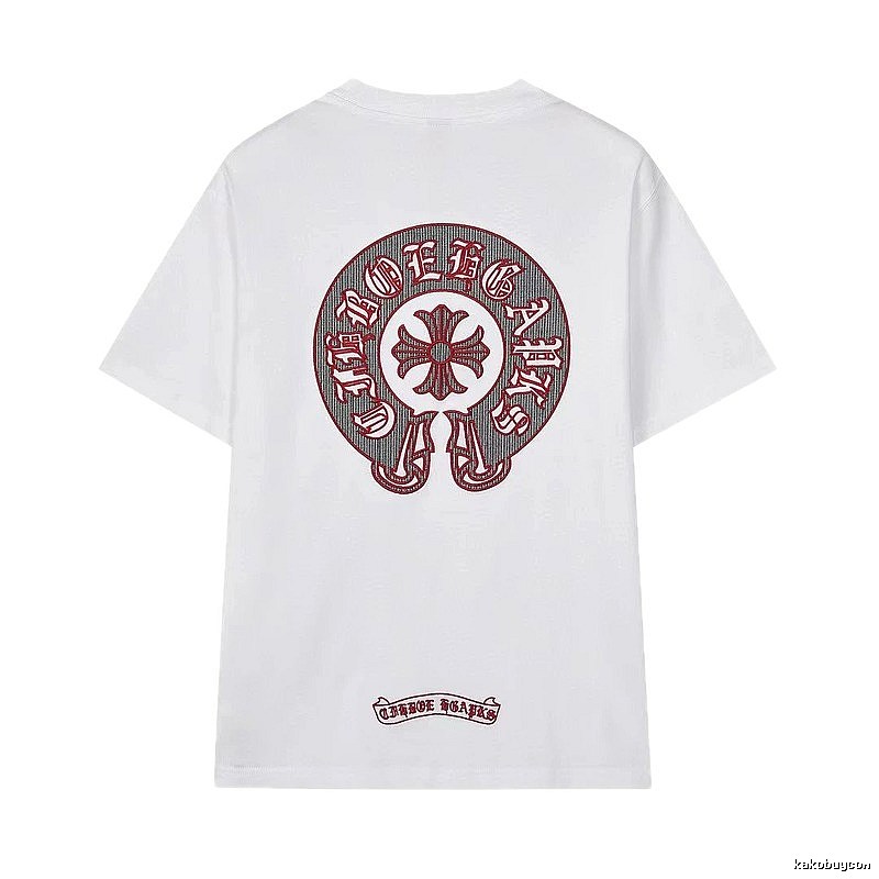 Chrome Hearts Vintage Embroidered Horseshoe White T-Shirt