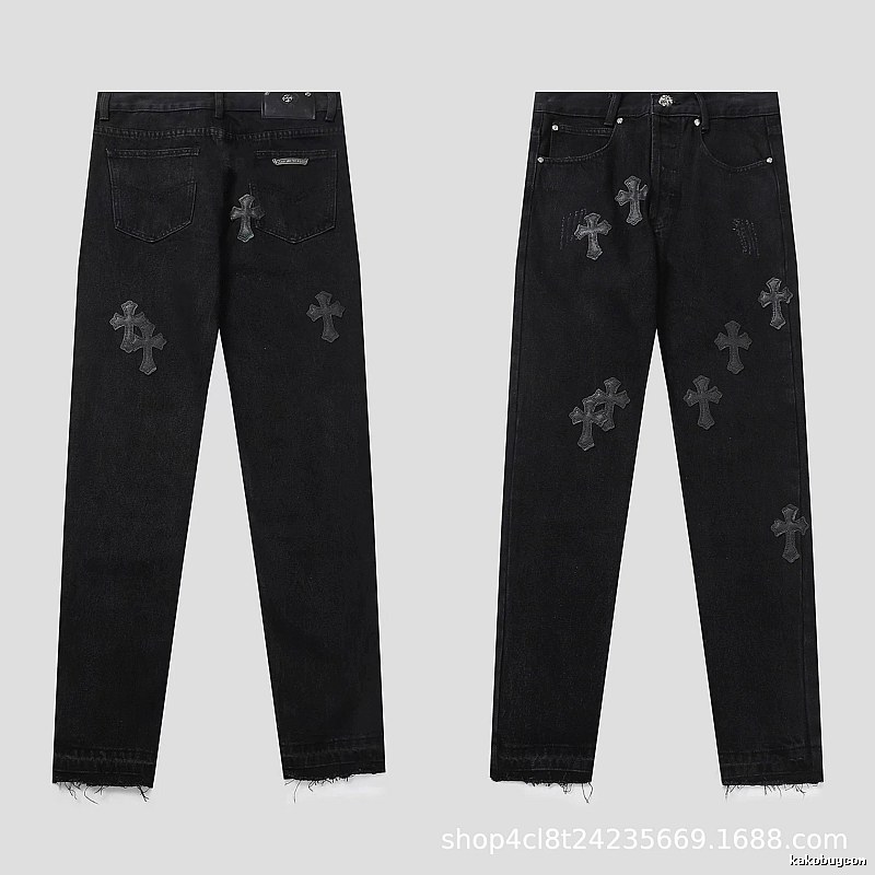 Chrome Hearts Weekend Graphic jeans Light Denim Jeans for Seasonal Looks