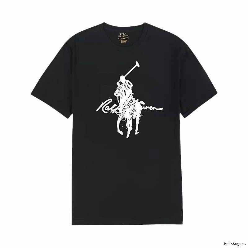 Classic style black T-shirt of Ralph Lauren
