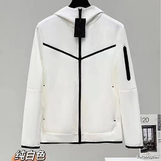 Classic White zip hoodie White Full Zip for Daily Styling