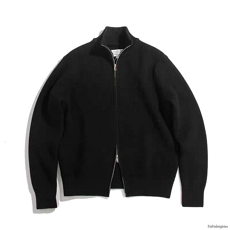 Classic Zip jacket Black Minimalist Full for Daily Styling